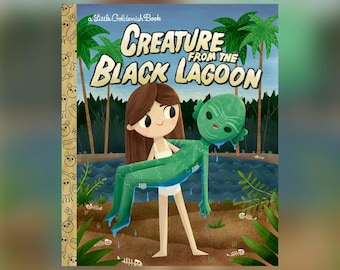 Creature From the Black Lagoon - A Little Goldenish Book(Not Full Book)