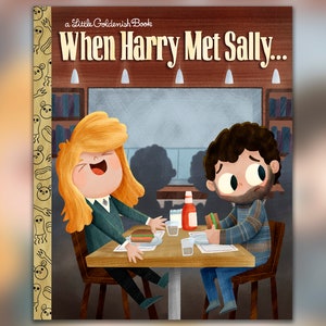 When Harry Mer Sally - A Little Goldenish Book Cover (Not Full Book)