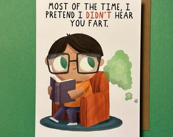 Funny Greeting Cards - Happy Anniversary Fart (Cards-by-Ryan)