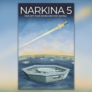 Póster de viaje de Andor - Narkina 5