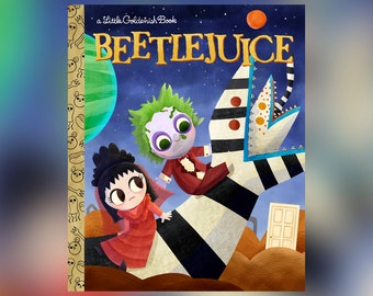 Beetlejuice - Un pequeño libro dorado (no libro completo)