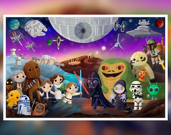 Mini Mural - Star Wars
