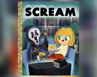 Scream - A Little Goldenish Book Cover (Not Full Book)