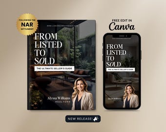 Real Estate Seller's Guide: Modern Realtor Listing Presentation (Canva Template)