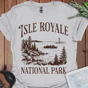 Isle Royale National Park Classic Graphic T-Shirt