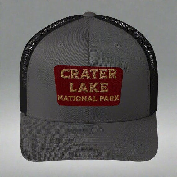 Crater Lake National Park Embroidered Trucker Hat Sewn  display picture 1