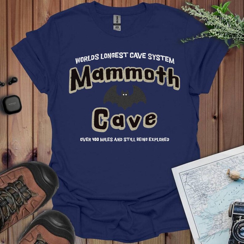 Mammoth Cave National Park Longest Cave T-Shirt - Ultimate Softness Cotton Blend - Flattering Fit For All Shapes - Built To Last Tee