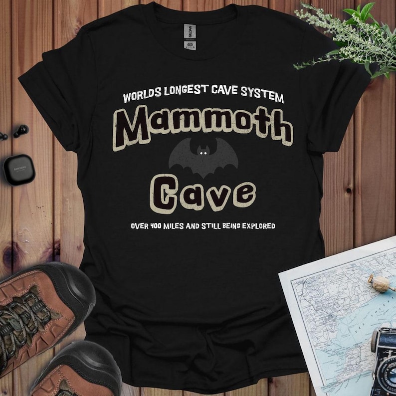 Mammoth Cave National Park Longest Cave T-Shirt - Ultimate Softness Cotton Blend - Flattering Fit For All Shapes - Built To Last Tee