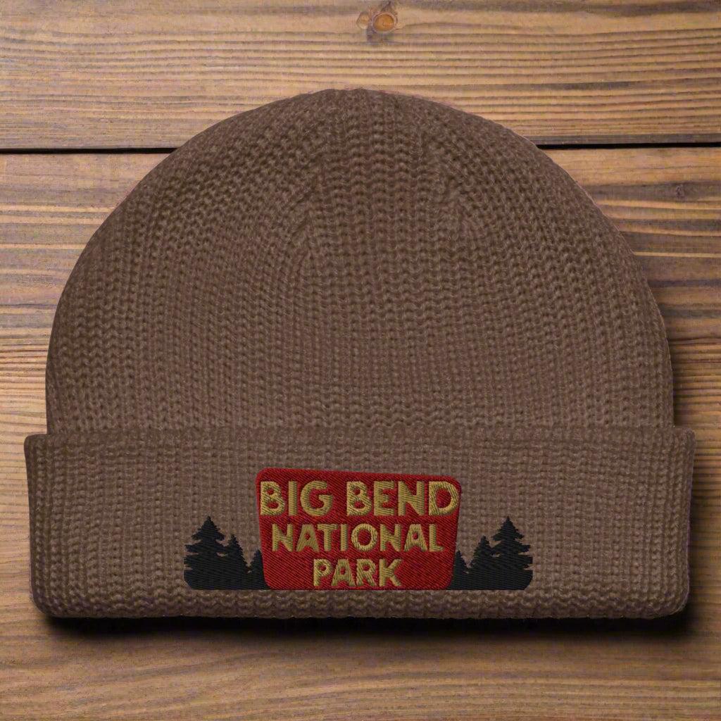 Big Bend National Park Sign Embroidered Wharf Fisherman  display picture 3