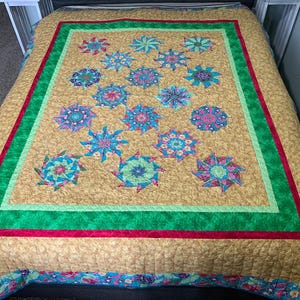 Handmade Kaleidoscope Quilt