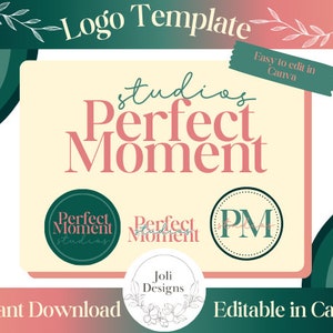 Logo-Design-Vorlage - Canva Logo-Vorlage - Business Logo - Bearbeitbares Logo - Canva - Anspruchsvolles Logo - Branding - Logo-Design - Logo