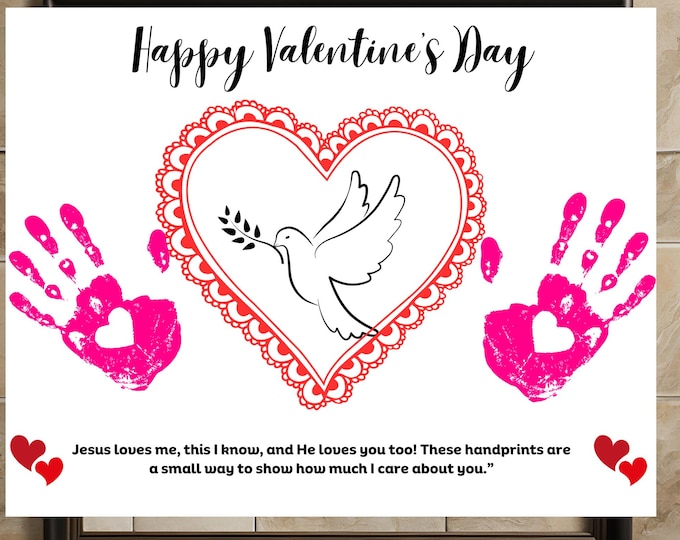 Jesus Loves Me Craft Printable - Etsy Canada