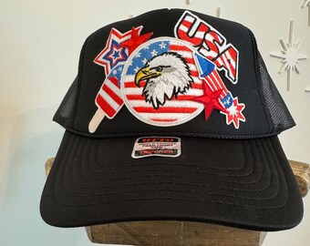 Taylor Swift Reputation Patch Trucker Hat - Etsy display picture 1