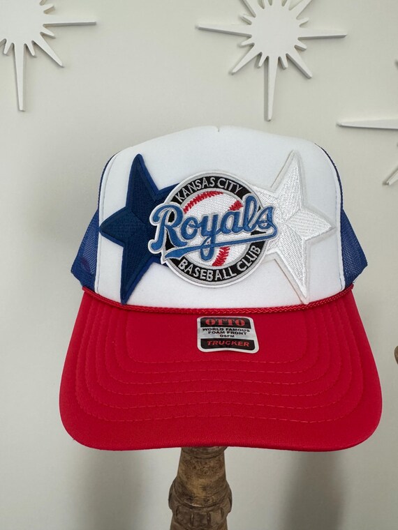 KC Royals Patch Trucker Hat: Patriotic 4th of July Otto  display picture 3