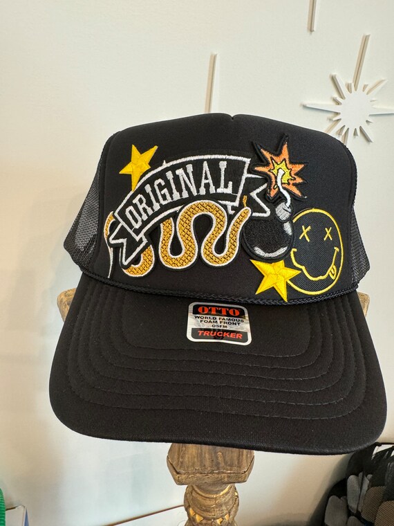 Patch Trucker Hat, Original/snaketrucker Hat, Otto Brand - Etsy display picture 1