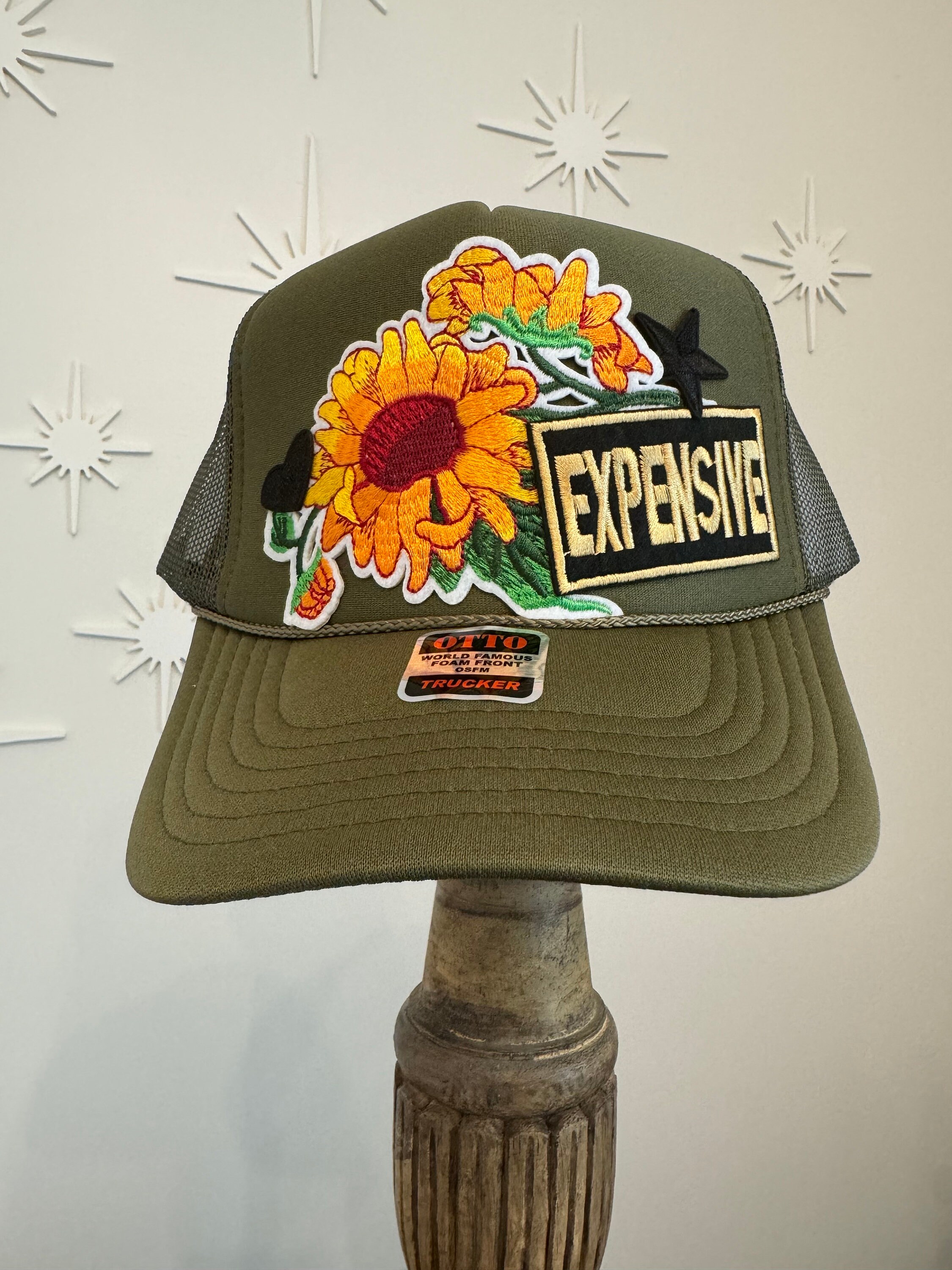 Sunflower Patch Trucker Hat - Otto Brand - Funky Fashion - Etsy display picture 1