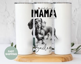 Custom Dachshund Tumbler insulated Personalized Doxie Dog gifts Sausage dog Mug Dachshund Lover Gift Wiener Dog Gifts Dachshund Owner Gift
