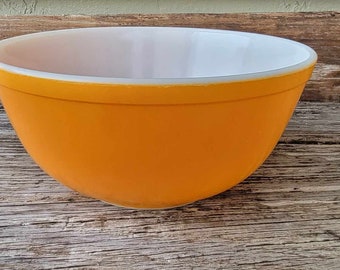 Bol #403 vintage en pyrex orange 2,5 pintes