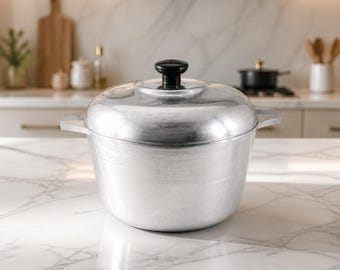 Magnalite GHC 6 Qt 5.5 Liter USA Dutch Oven Stock Pot With Lid Vintage