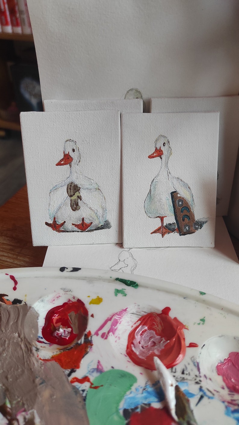 Canards peints personnalisés image 4
