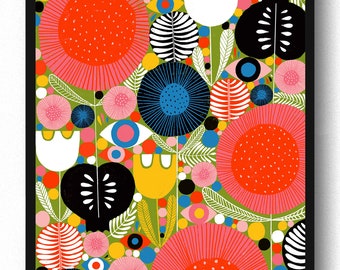 Eyes in the Garden Print - Lisa Congdon