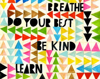 Show Up Art Print - Lisa Congdon