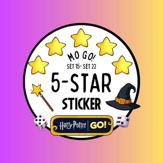 5 Star Sticker MoGo (1 pc) Set 15-22 | New Season!