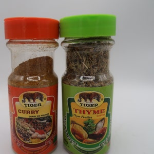 TIGER 40g Tyme Leaves And 85g Curry powder seasoning