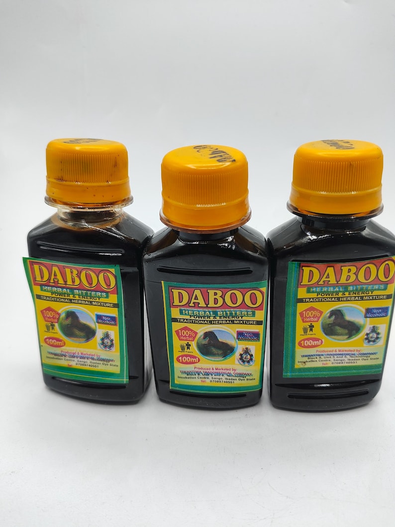 Daboo Herbal Bitters Traditional Herbal Mixture 100ml Pack of 3/bitters ...
