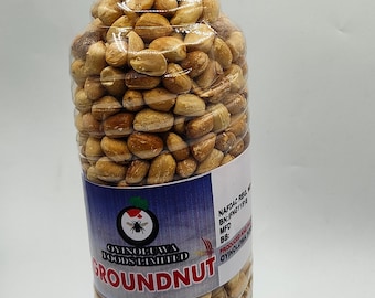 Oyinoluwa Foods Cacahuetes crujientes frescos orgánicos/cacahuetes nigerianos tostados y salados/Epa