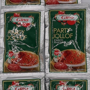 Gino Party Jollof Rice Seasoning Tomato Paste (Pack of 5)
