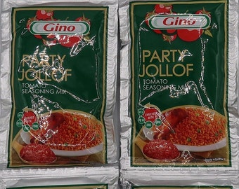 Gino Party Jollof Rice Seasoning Tomato Paste (Pack of 5)