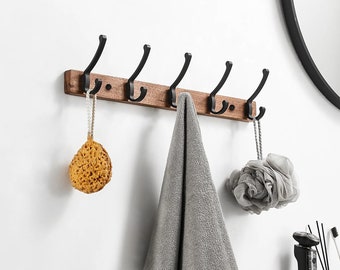 Wooden Wall Coat Rack - Wall Hooks Coat Hanger