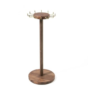 Wooden Jewellery Stand Rotating Handmade Jewellery Stand Necklace Bracelet Stand Wood Craft image 2
