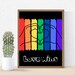 LGBTQ Pride Digital Art Template Printable Poster for Room Wall Art ...