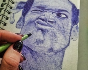Портрет на заказ ручкой или карандашом | Интерьерная живопись