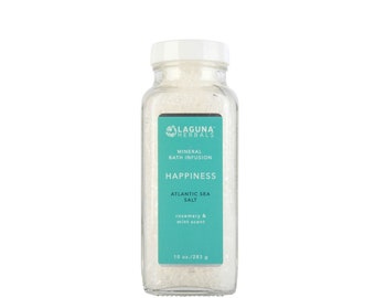 Happiness Bath Salts | Bath Salts | Essential Oil Scented | Mothers Day Gift|  Natural Bath Salt | Bath Salt Gift | Spa Gift|