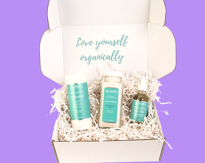 Spa Bath Gift Box | Bath and Body Set | Gift For Her | Birthday Gift Box | Gift Basket for Women