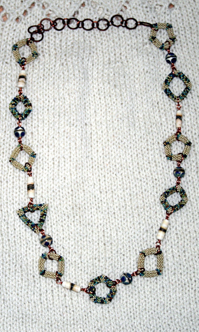 Collar de joyería de arte de lámpara de Jeanniesbeads 5122 imagen 3