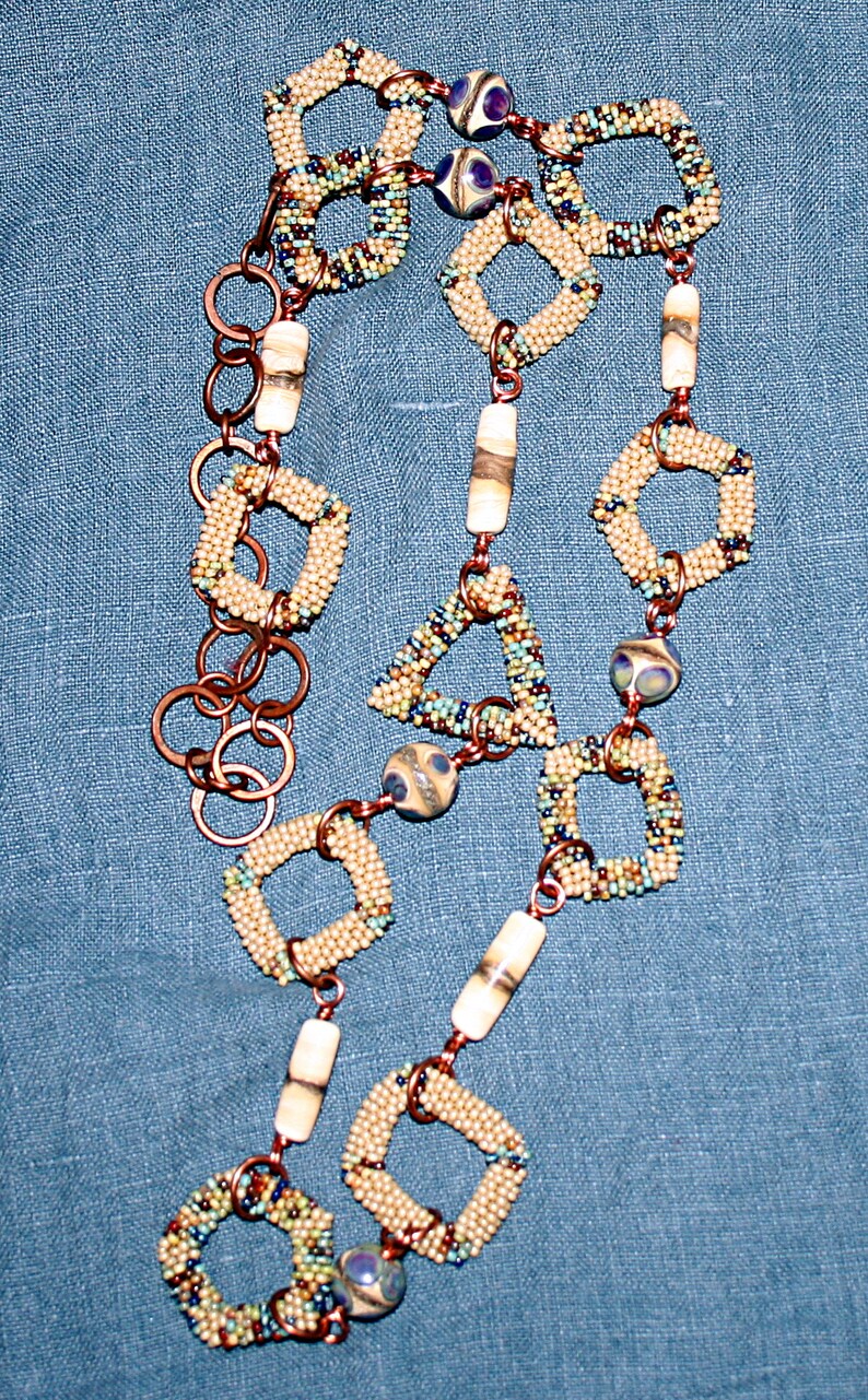 Collar de joyería de arte de lámpara de Jeanniesbeads 5122 imagen 4