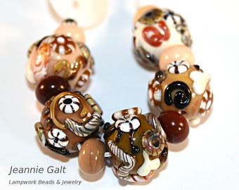 Lampwork Arte Joyería por Jeanniesbeads #2804