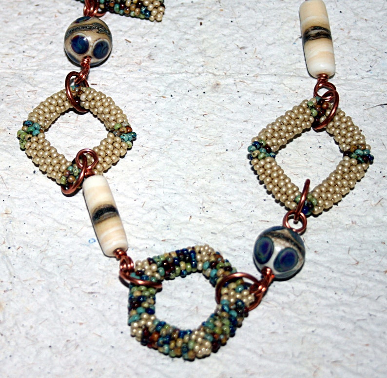 Collar de joyería de arte de lámpara de Jeanniesbeads 5122 imagen 2