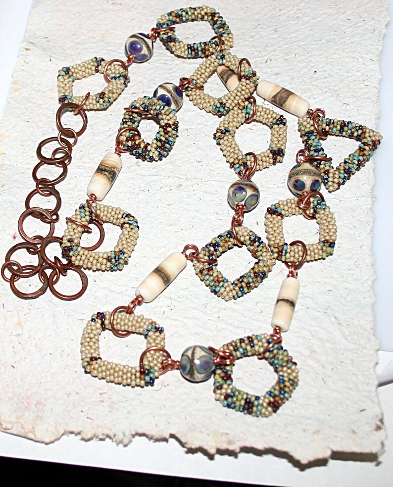 Lampwork Art Jewelry Necklace by Jeanniesbeads 5122 image 1