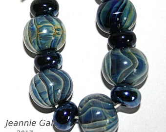 Lampwork  Art Beads by Jeanniesbeads #1913