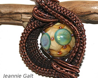 Lampwork  Art Jewelry by Jeanniesbeads #1901