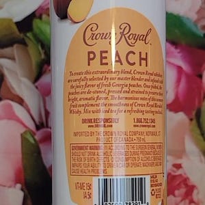 Peach Crown Royal 20 oz Tumbler-Discounted