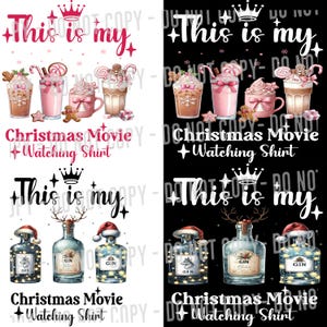 Christmas Movie T-shirts PNG Bundle
