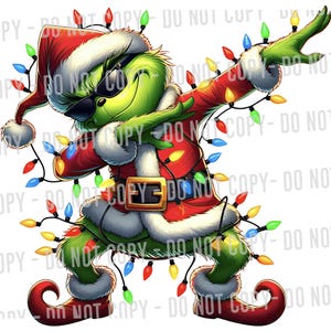 Chemise de Noël Grinch - Mise à jour PNG maintenant, une version rose est incluse
