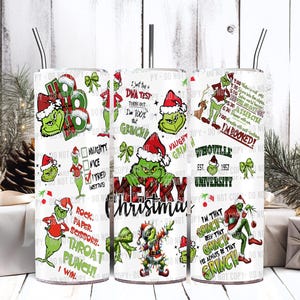 Grinch Graphic Arts Wrap Bundle (2 Images)