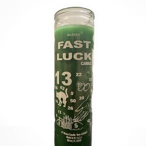 Green Fast Luck 7 Day Candle
